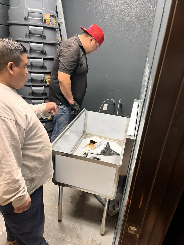 Commercial plumbing and sink installation in Gulf City