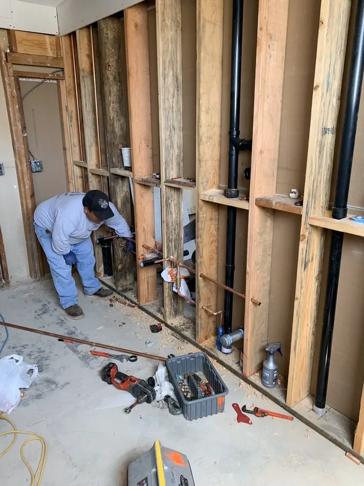 Commercial rough-in plumbing for Commercial Plumbing in Gulf City